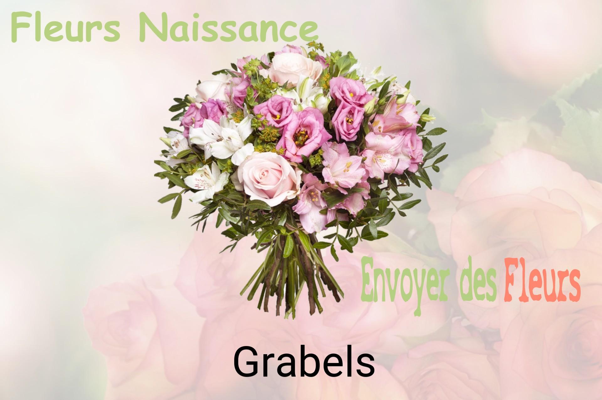Bouquet de fleurs de naissance livré à Grabels